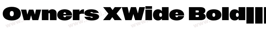 Owners XWide Bold字体转换